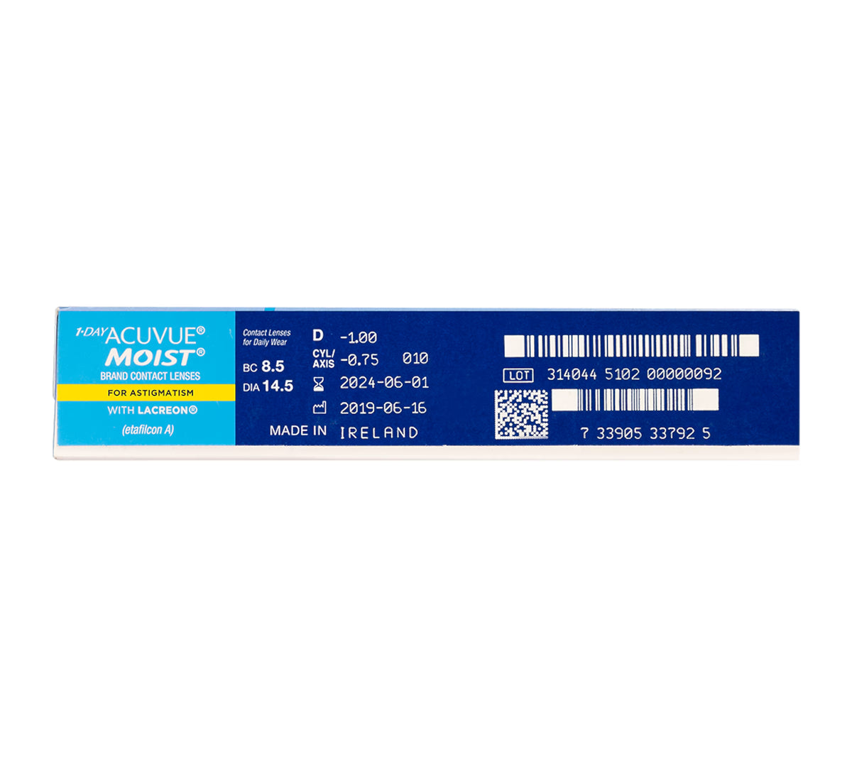 1-Day ACUVUE Moist For Astigmatism Description