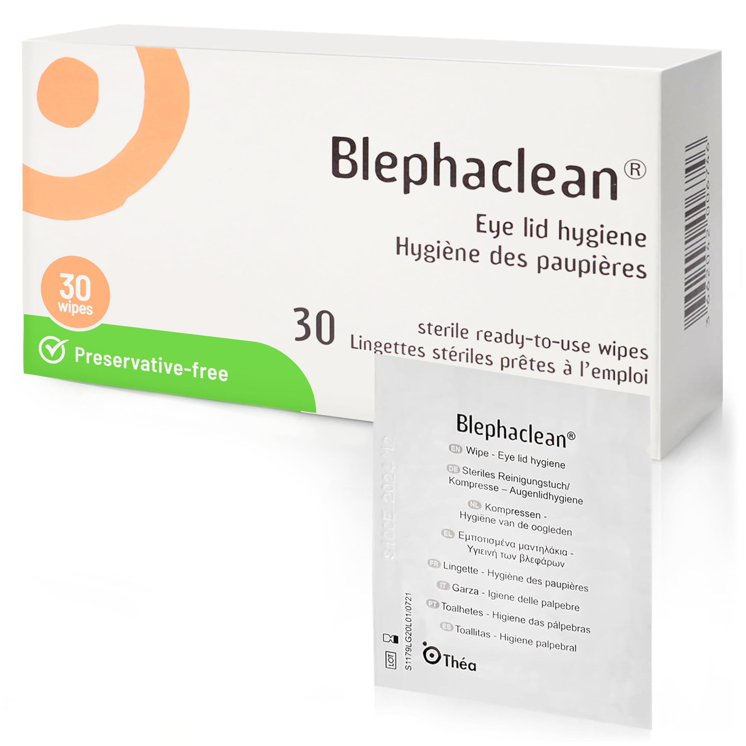 Blephaclean® Lid Wipes 眼部清洁湿巾