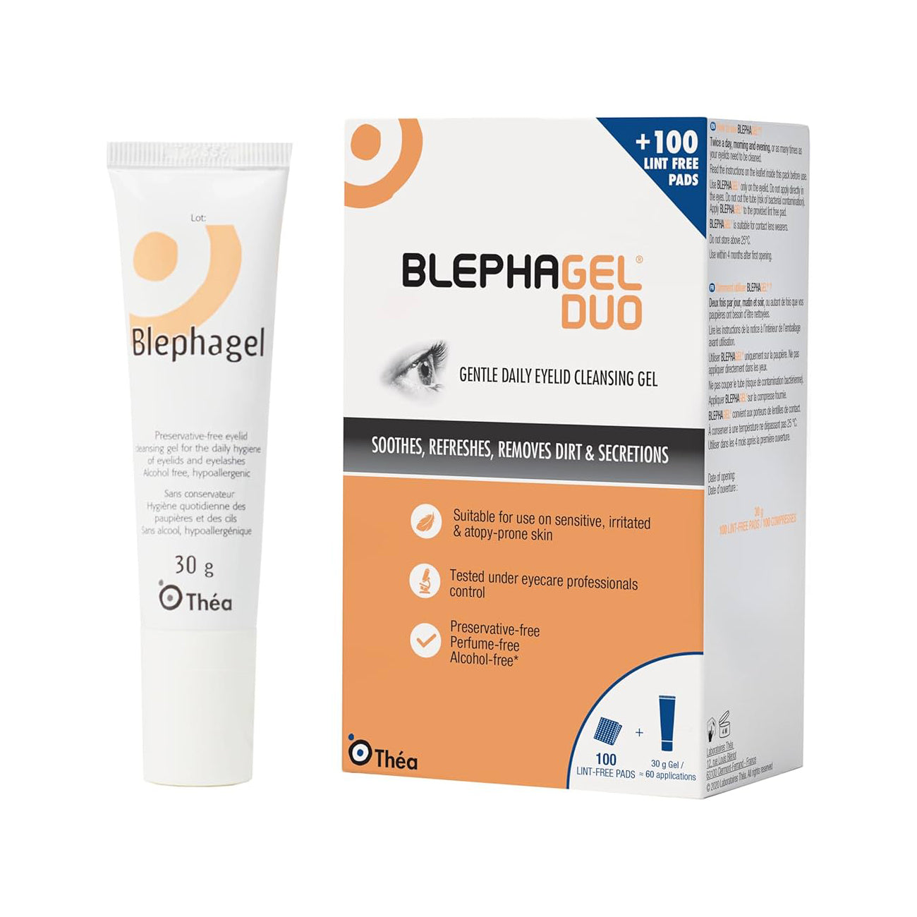 Blephagel® Duo 眼部清洁啫喱